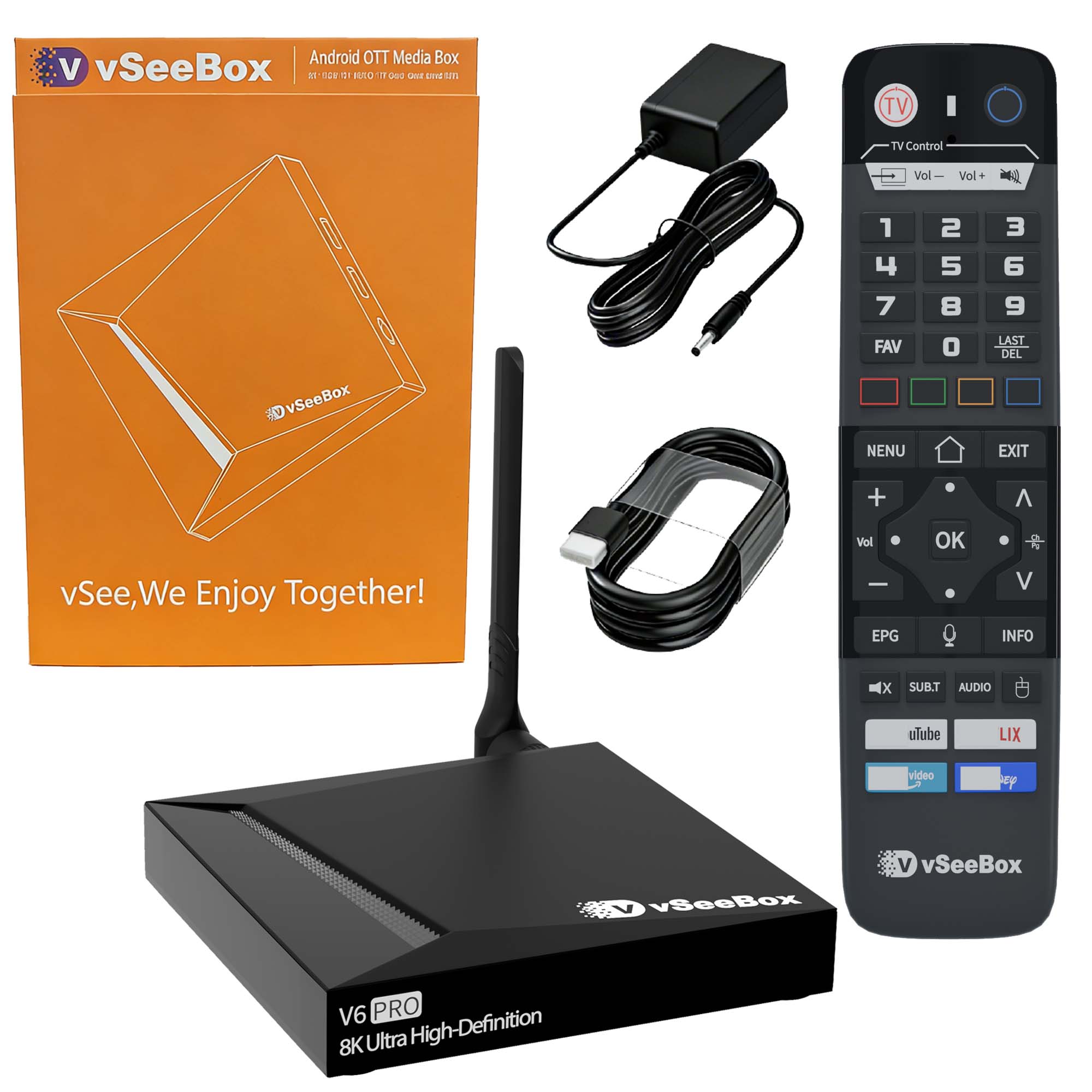 Khadas Vim4 8Gb - VSeeBox V6 Pro 2026 최신형, 4GB