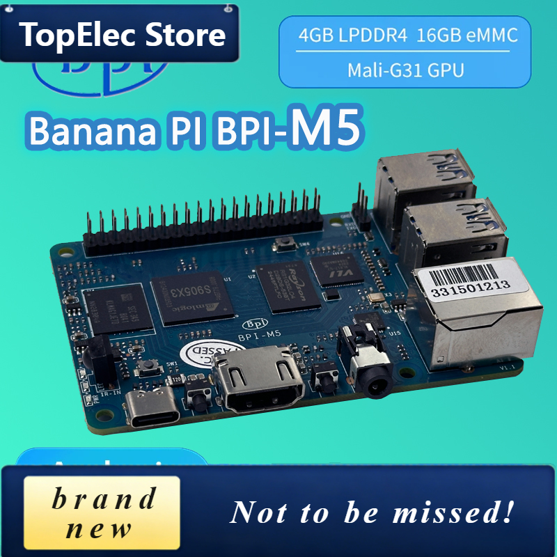 Banana Pi Bpi-M5 - TopElec 바나나 PI BPI-M5 4GB LPDDR4