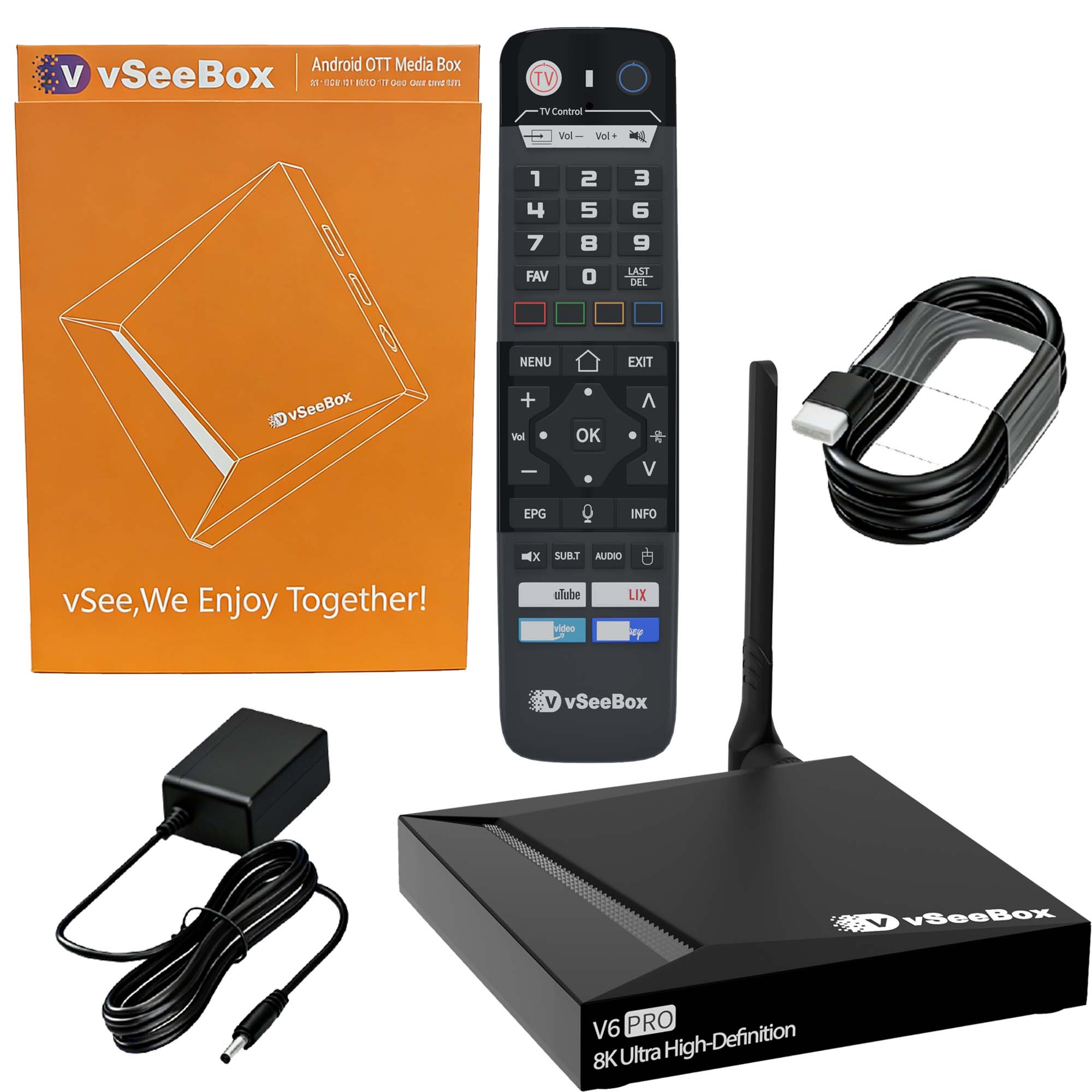 Khadas Vim4 8Gb - VSeeBox V6 Pro 2026 최신형, 4GB
