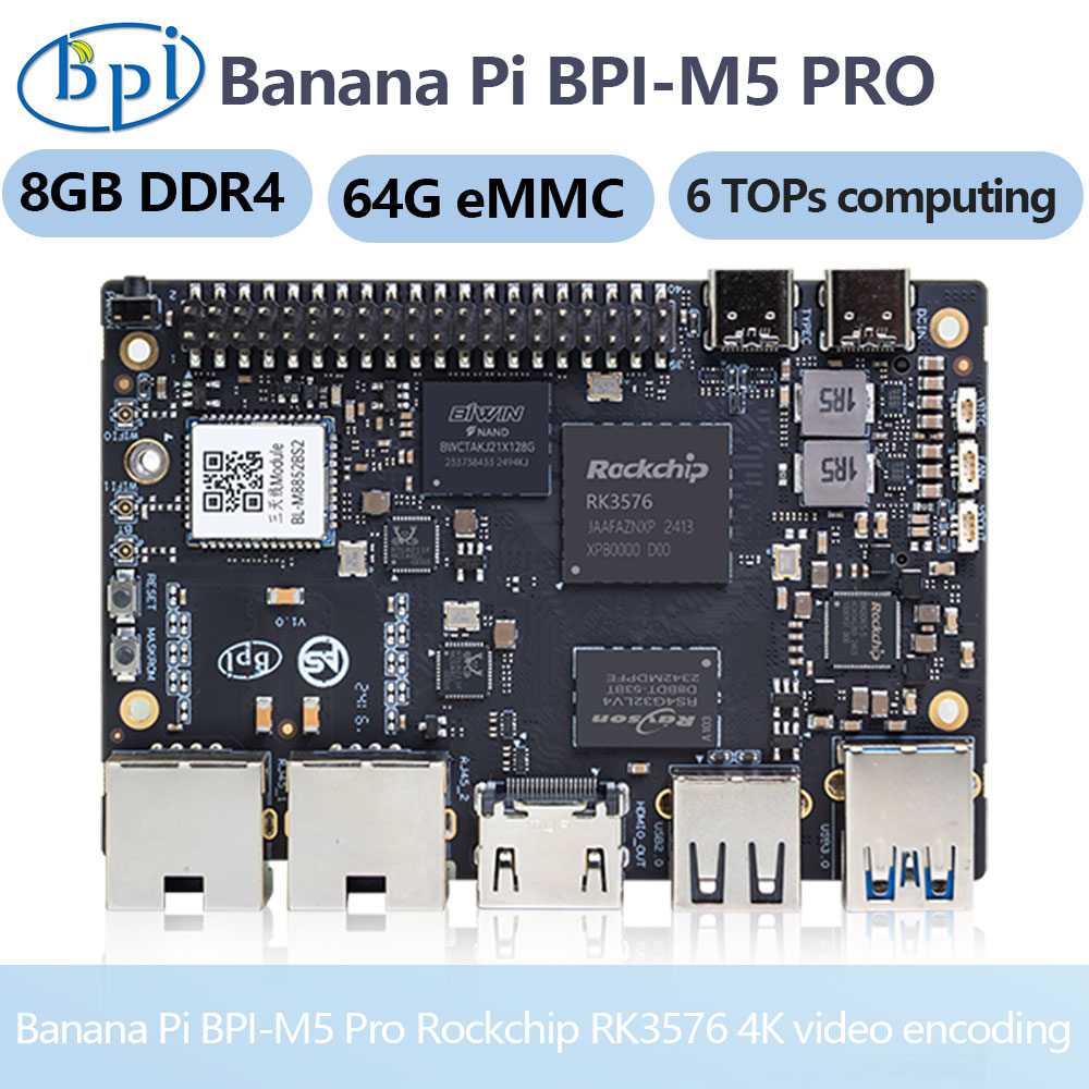바나나 파이 Bpi-m5 Pro Rockchip RK3 - Banana Pi Bpi-M5 리뷰 및 가격
