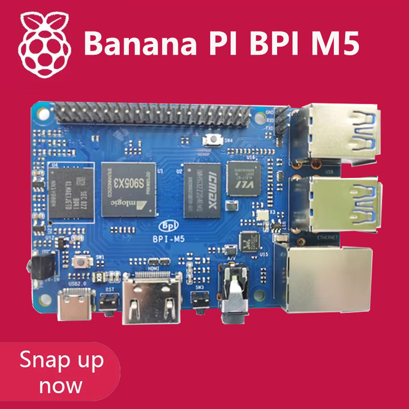 바나나 PI M5 BPI M5 차세대 단일 보드 Aml - Banana Pi Bpi-M5 리뷰 및 가격