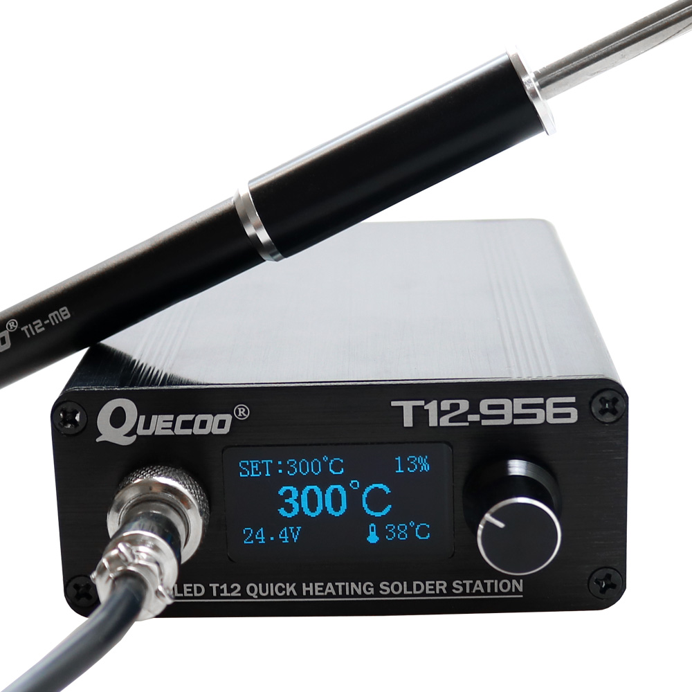 QUECOO T12-956 납땜 디지털 스테이션 전자  - Soldering Station T12 Oled 리뷰 및 가격