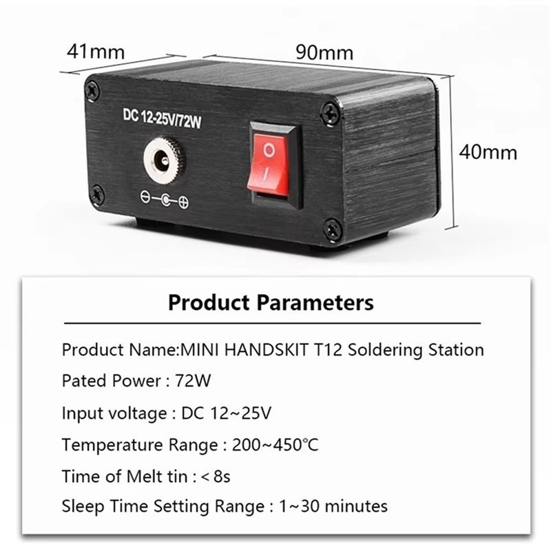 B03C-T12 디지털 납땜 스테이션 OLED 디스플레 - Soldering Station T12 Oled 리뷰 및 가격